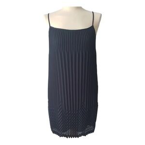 Vintage Vivienne Tam Black Pleated Cocktail Dress